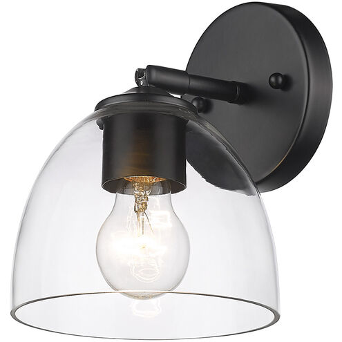 Roxie 1 Light 6 inch Matte Black Sconce Wall Light